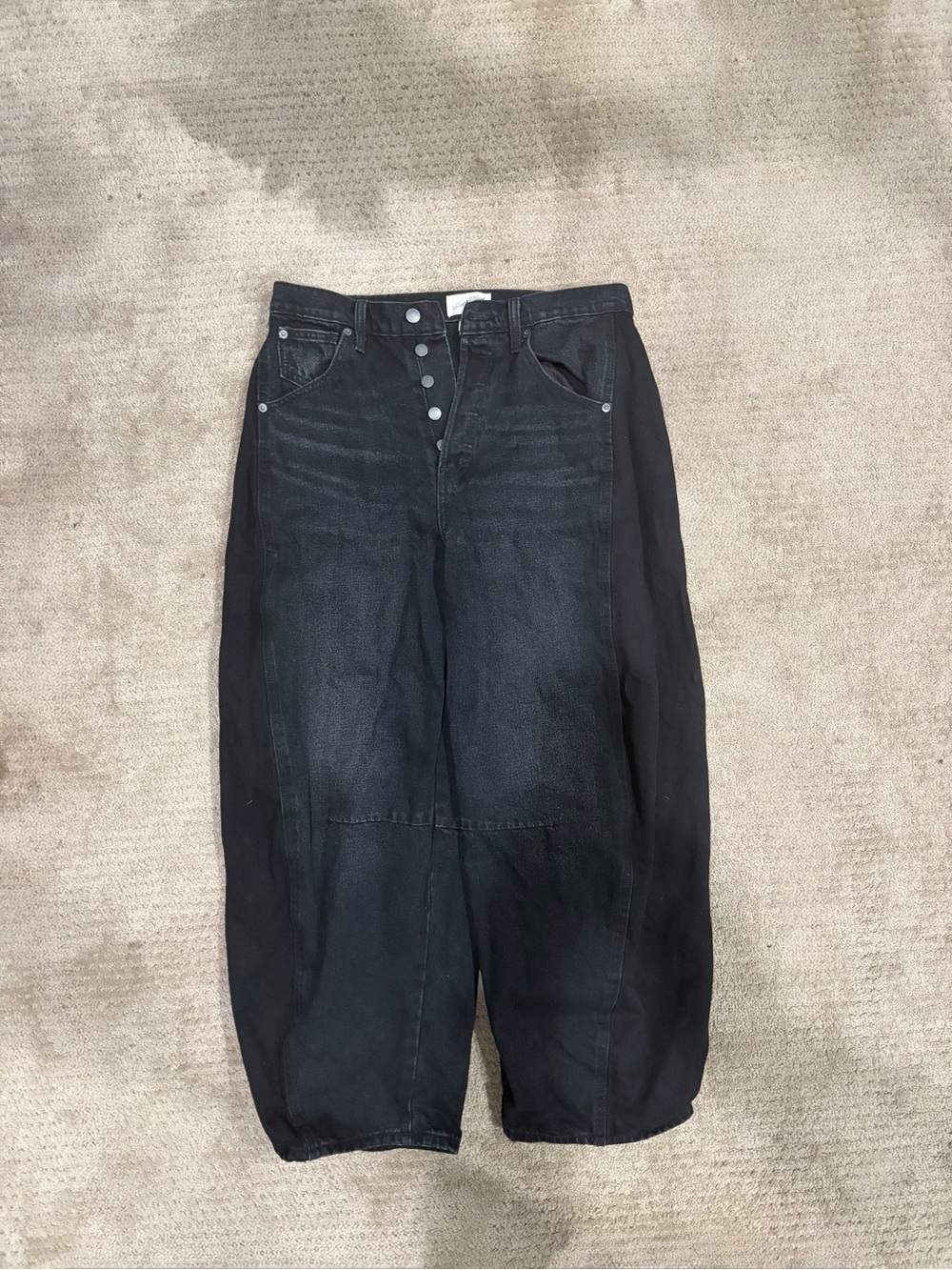 Universal Thread Black Wide-Leg Jeans